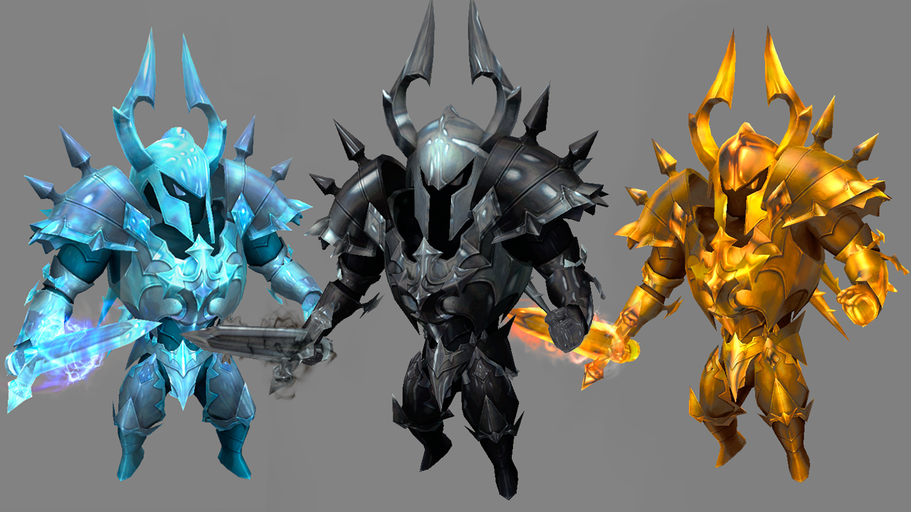3 Новых Агатиона (Frost Knight, Fire Knight, Dark Knight)
